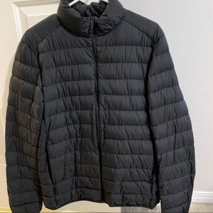 Uniqlo Black Down Jacket Mens Size M